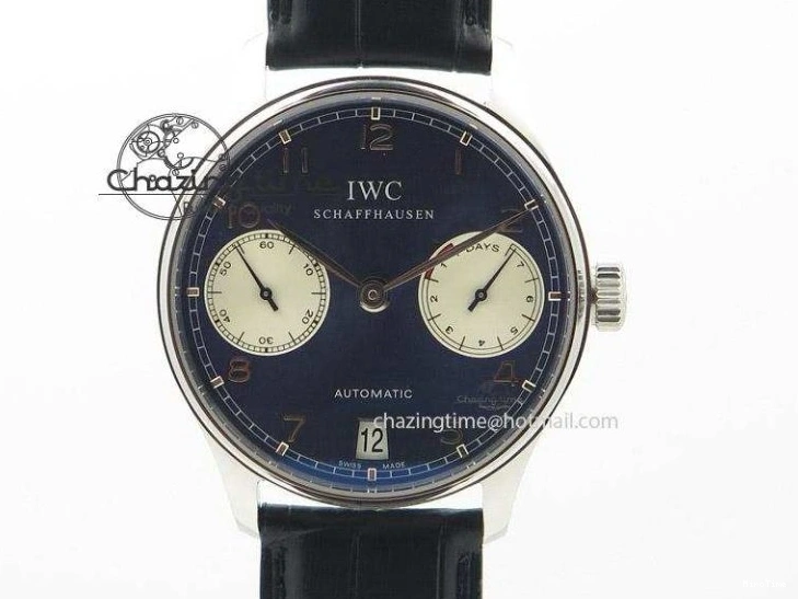 MIROTIME 0318 Effortless Portuguese Fa Jones IW544201 RG GSF 1:1 Best Edition White Dial On Leather Strap 7228